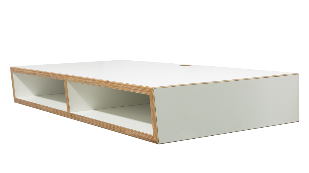 Bureau zwevend | berkenhout